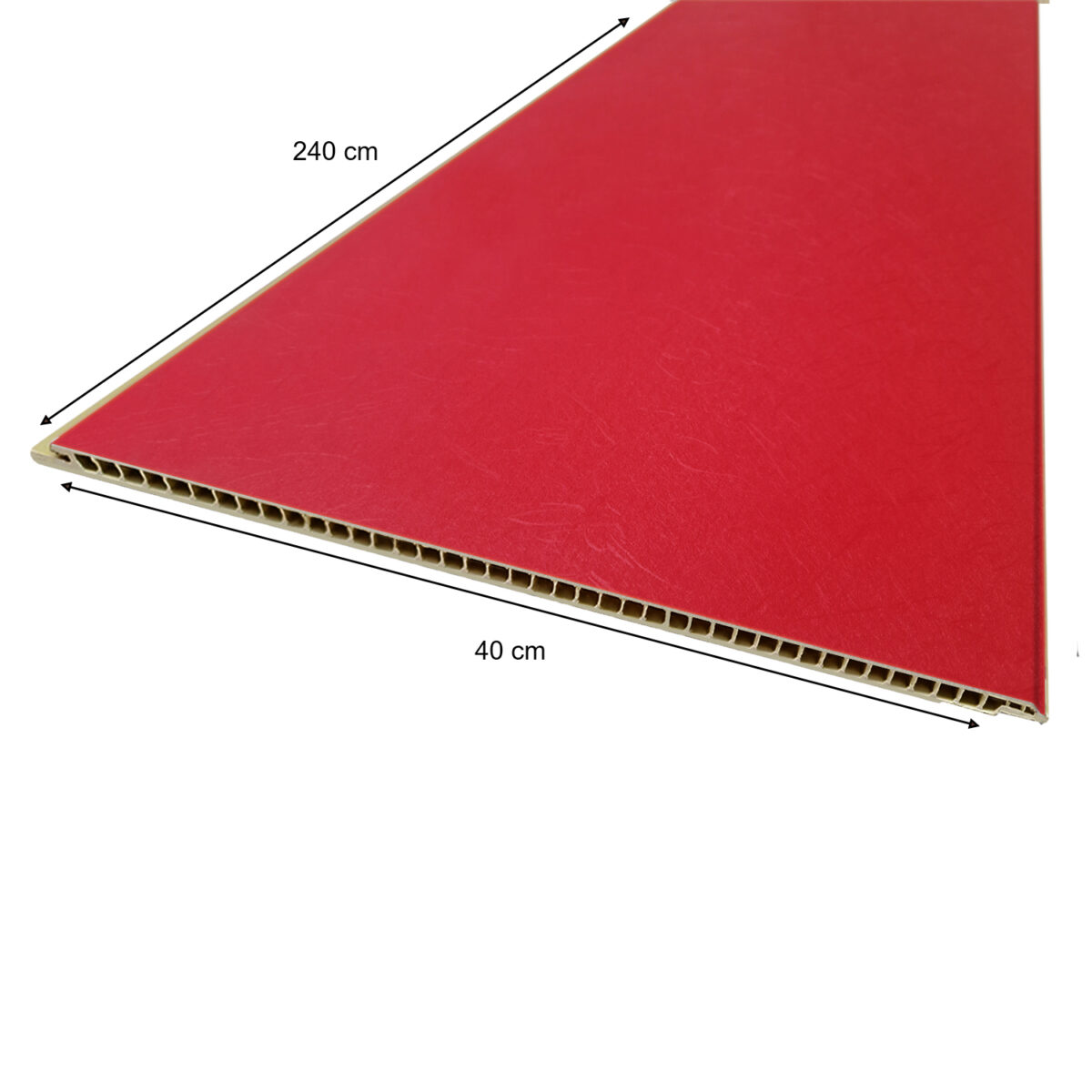 Revestimiento de muro interior diseño rojo romance forro pared panel - Imagen 2