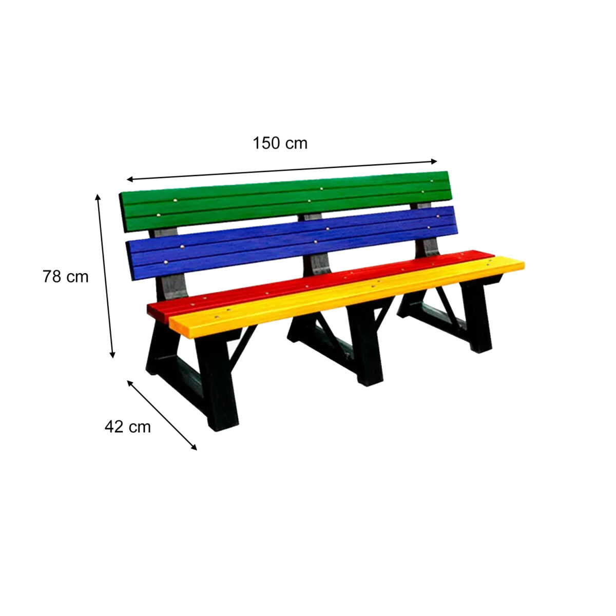 Banca colores 2 pers - Imagen 2
