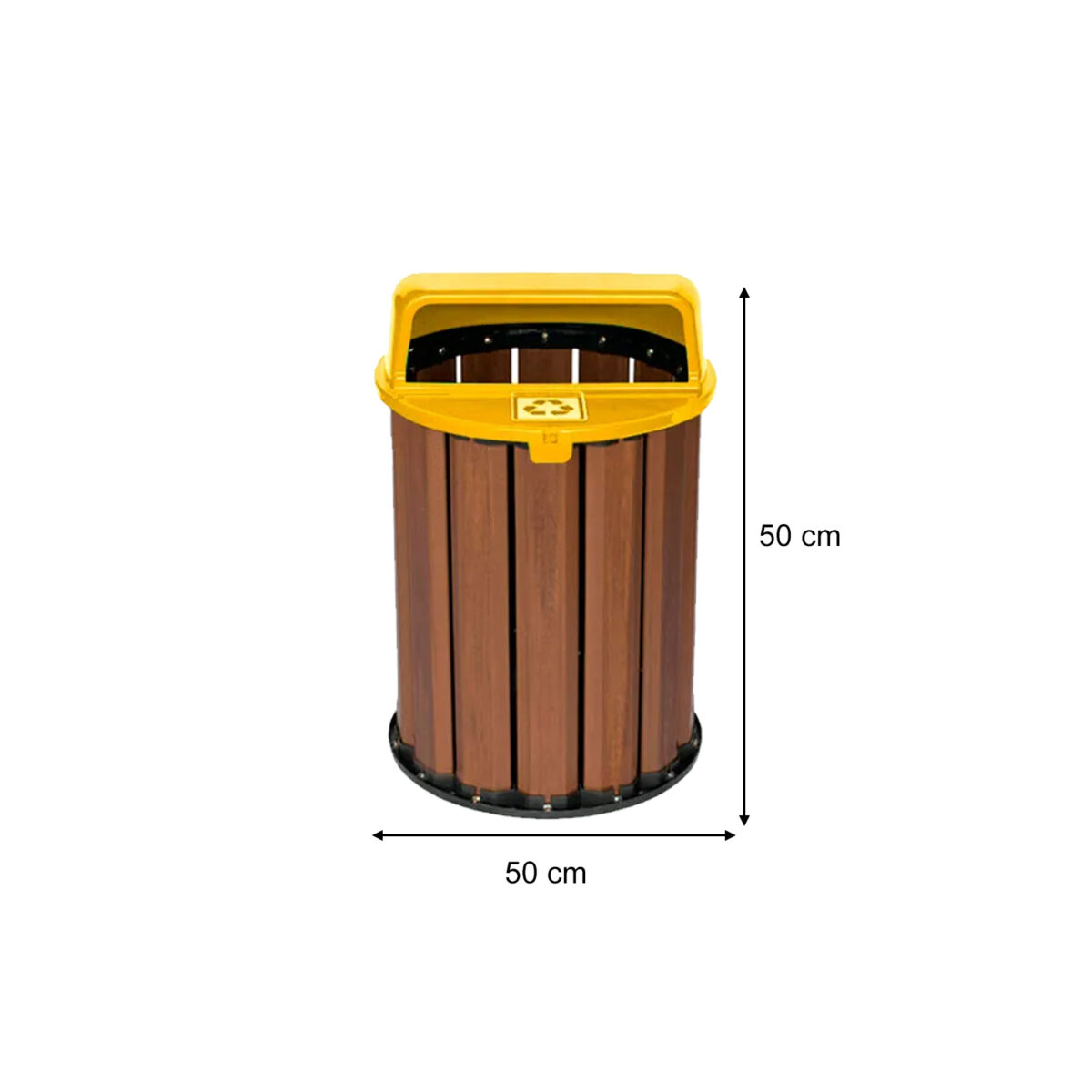 Eco Basurero 67 LT yellow - Imagen 2