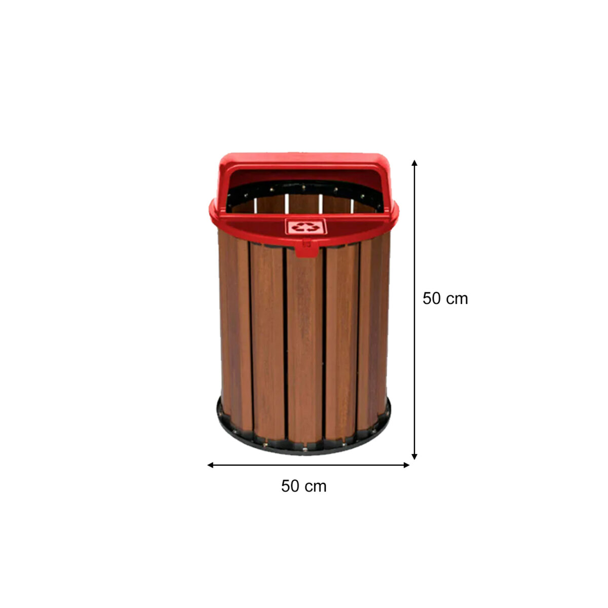 Eco Basurero 67 LT red - Imagen 2