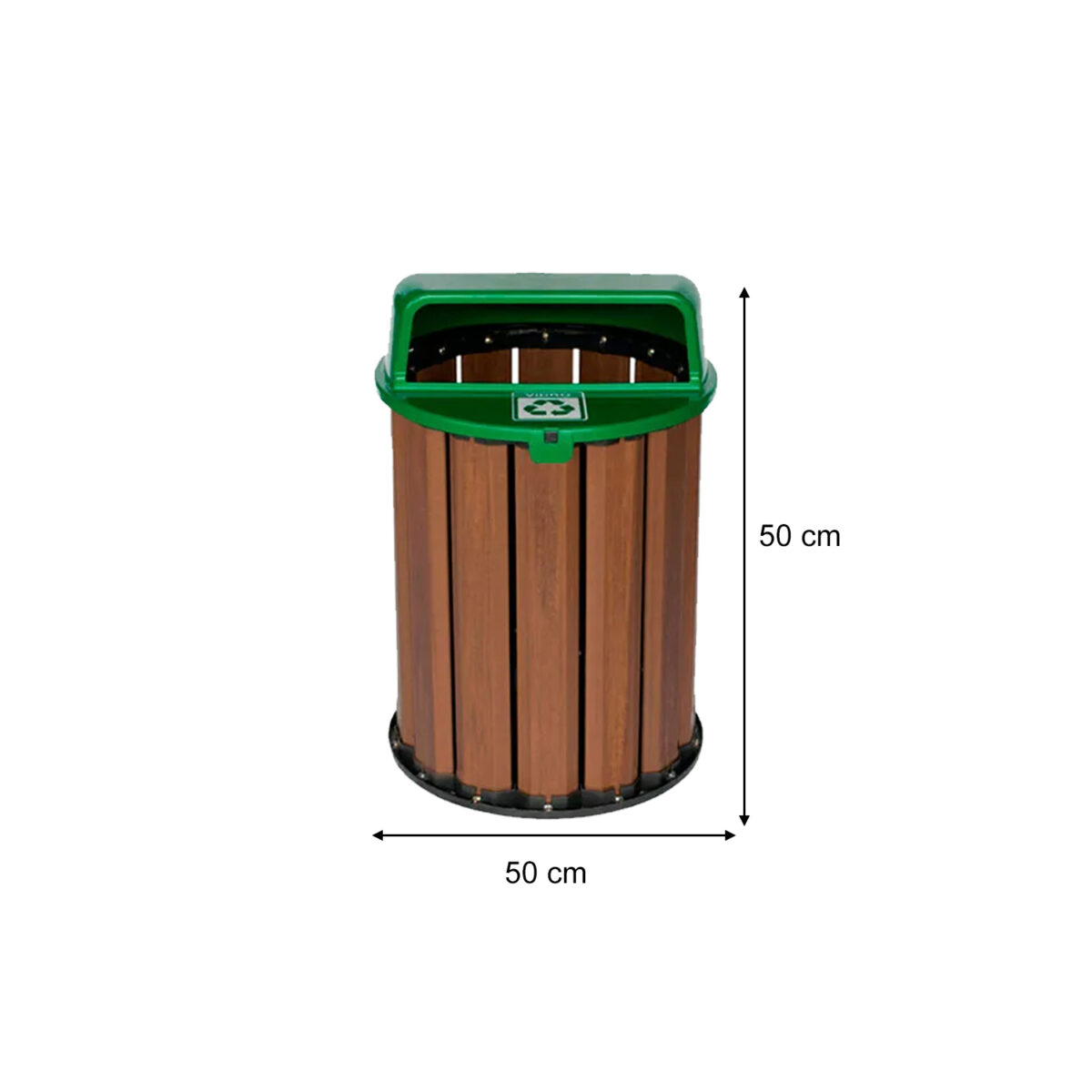 Eco Basurero 67 LT green - Imagen 2