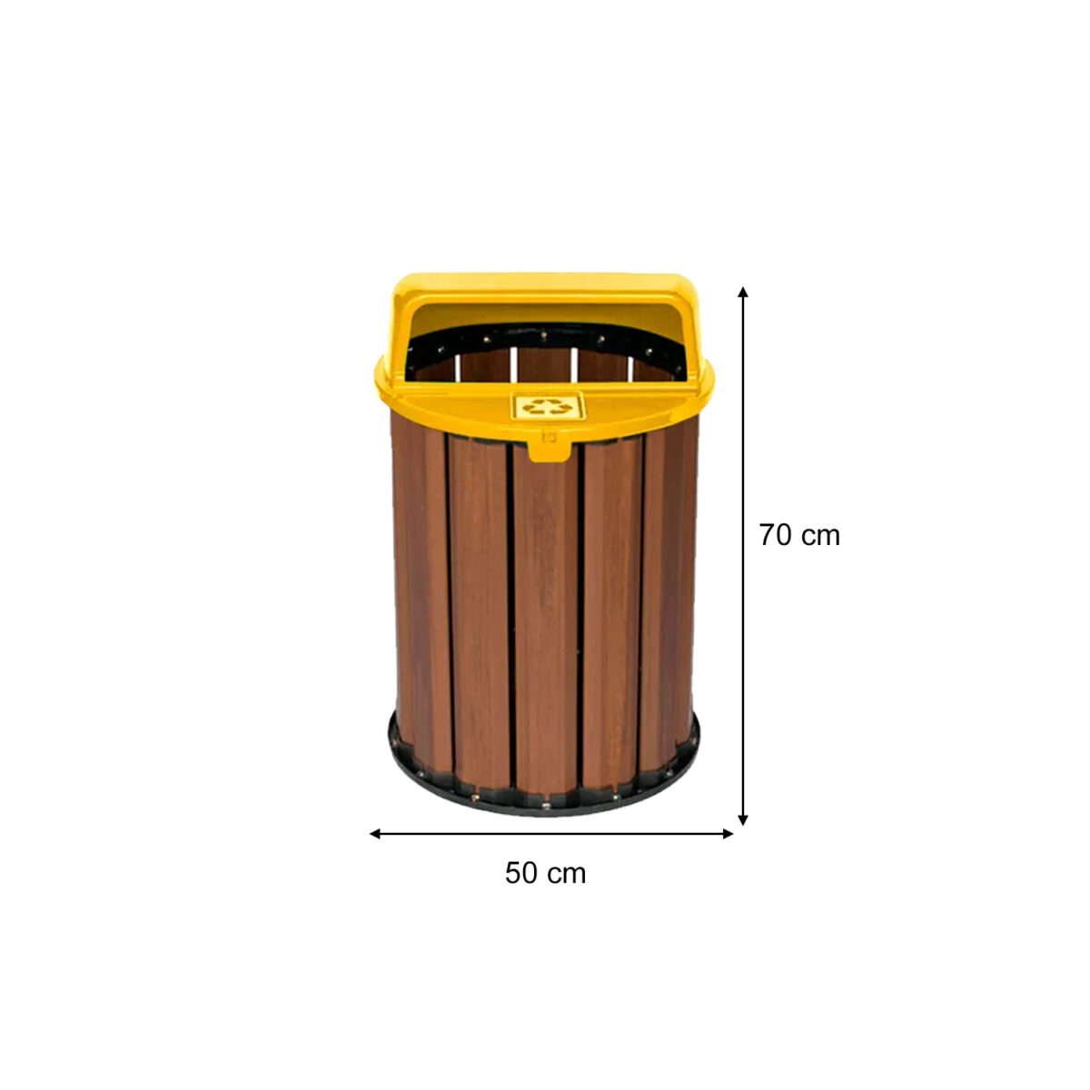 Eco basurero 94 LT yellow - Imagen 2