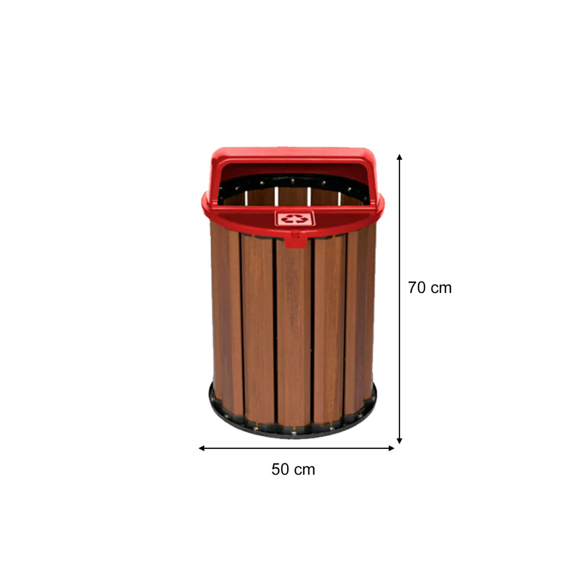 Eco basurero 94 LT red - Imagen 2