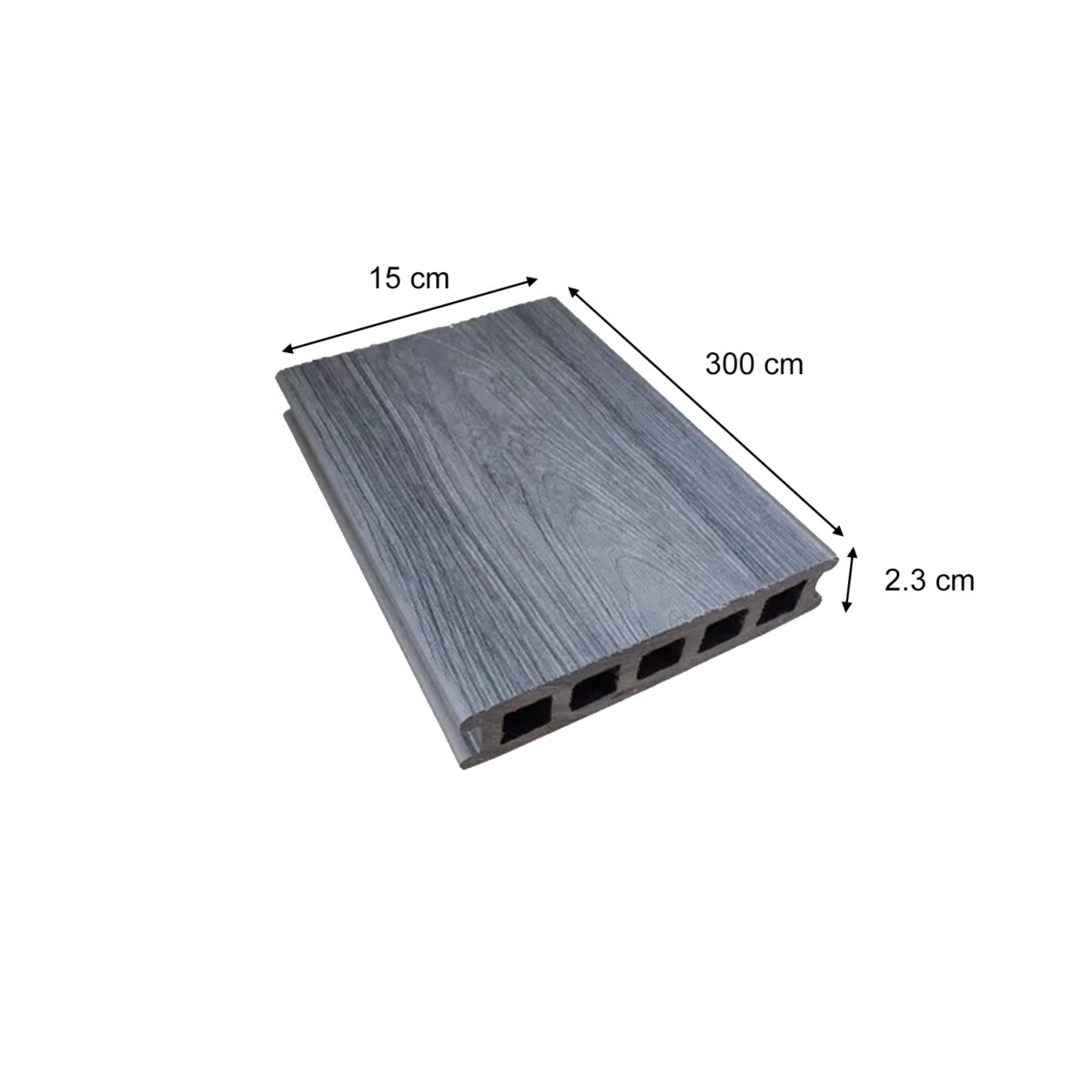 Deck piso para terrazas y piscinas diseño Gris - Imagen 2
