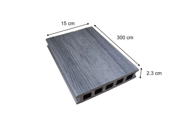 Revestimiento NOT-WOOD DECKWOOD CENIZA MEDIDAS