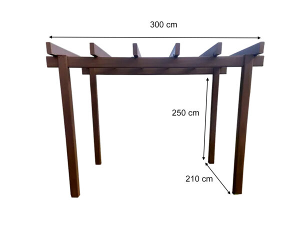 Revestimiento NOT-WOOD PERGOLA MEDIDAS