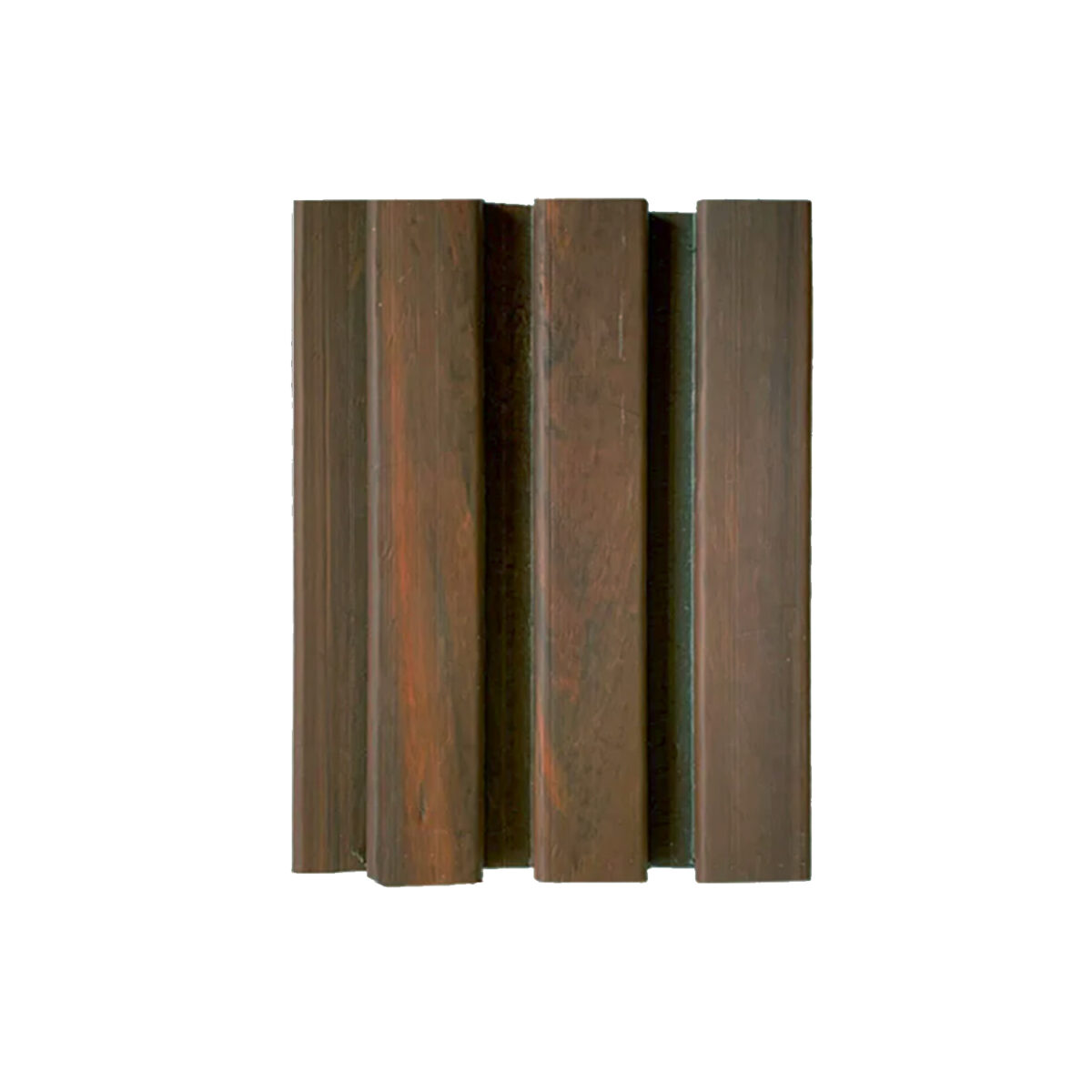 Revestimiento para muro exterior e interior ripado café nogal 300 cm - Imagen 2