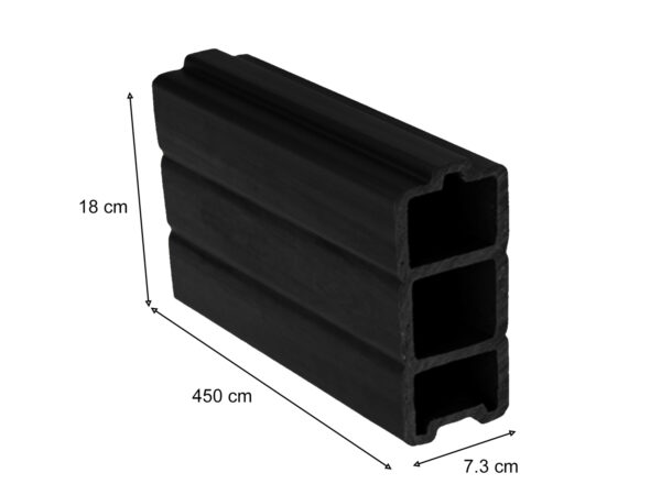 Revestimiento NOT-WOOD Facewood medidas black