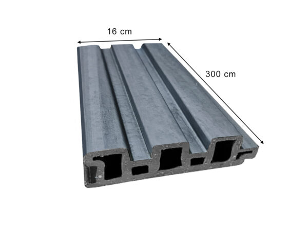 Revestimiento NOT-WOOD RIB CENIZA MEDIDAS