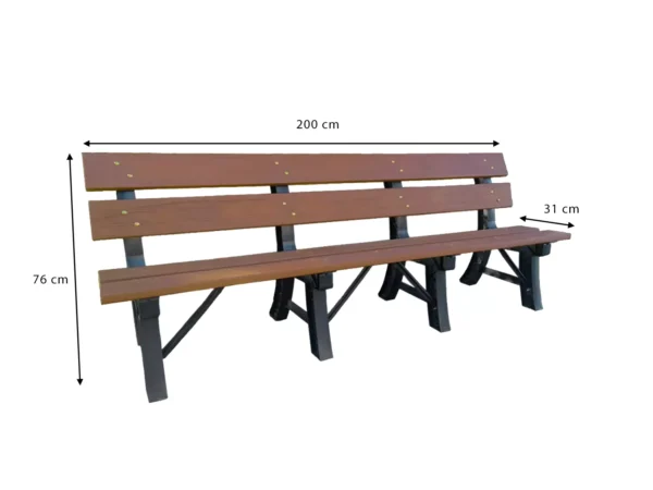 Revestimiento NOT-WOOD BANCA JARDIN 2 PERS. MEDIDAS 1 jpg