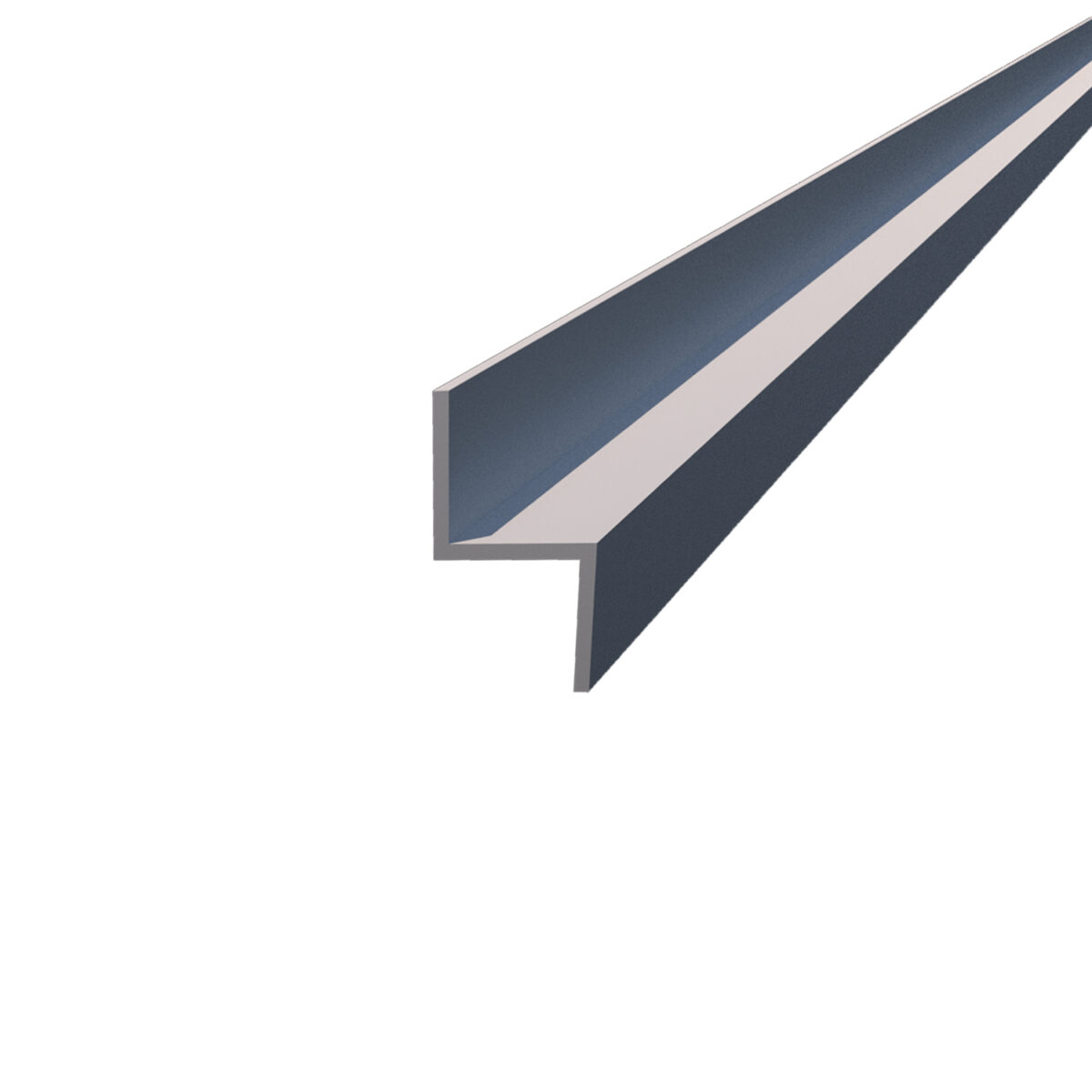 Perfil Z aluminio 300 cm revestimiento metálico