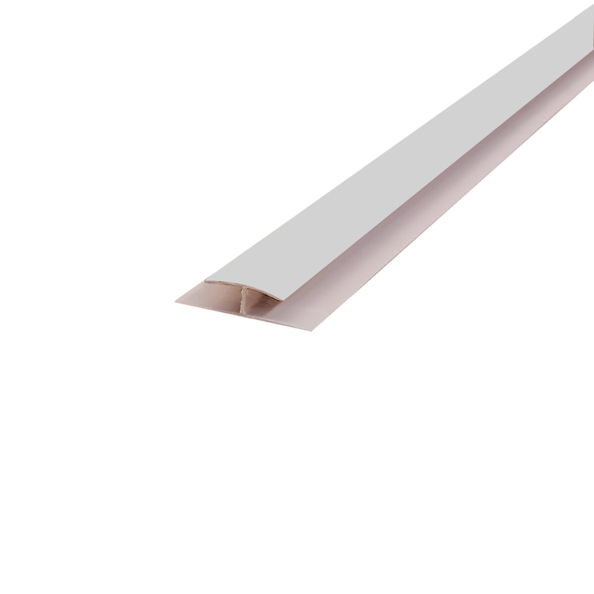 Perfil PVC unión H blanco 300 cm para panel alveorlar aplicación cielo muro