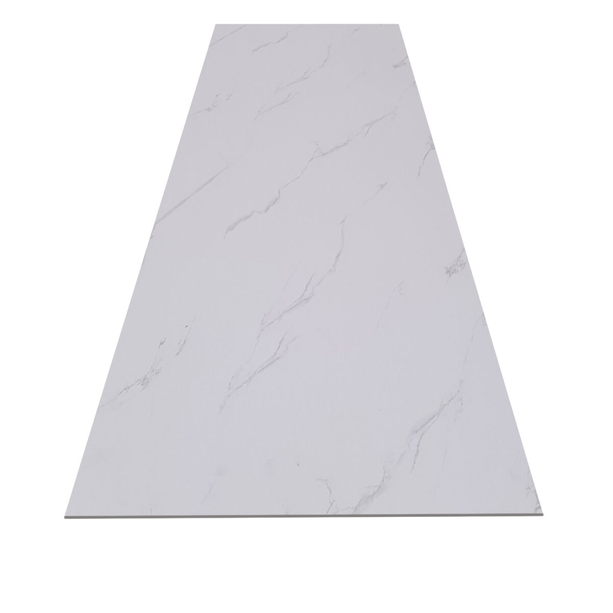 Revestimiento UV muro interior baño u cocina tipo mármol diseño blanco mate 240x61cm