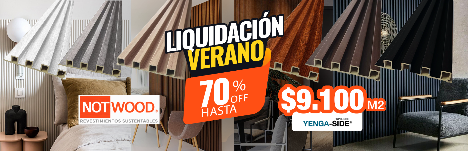 Revestimiento NOT-WOOD BANNER YENGA LIQUIDACION